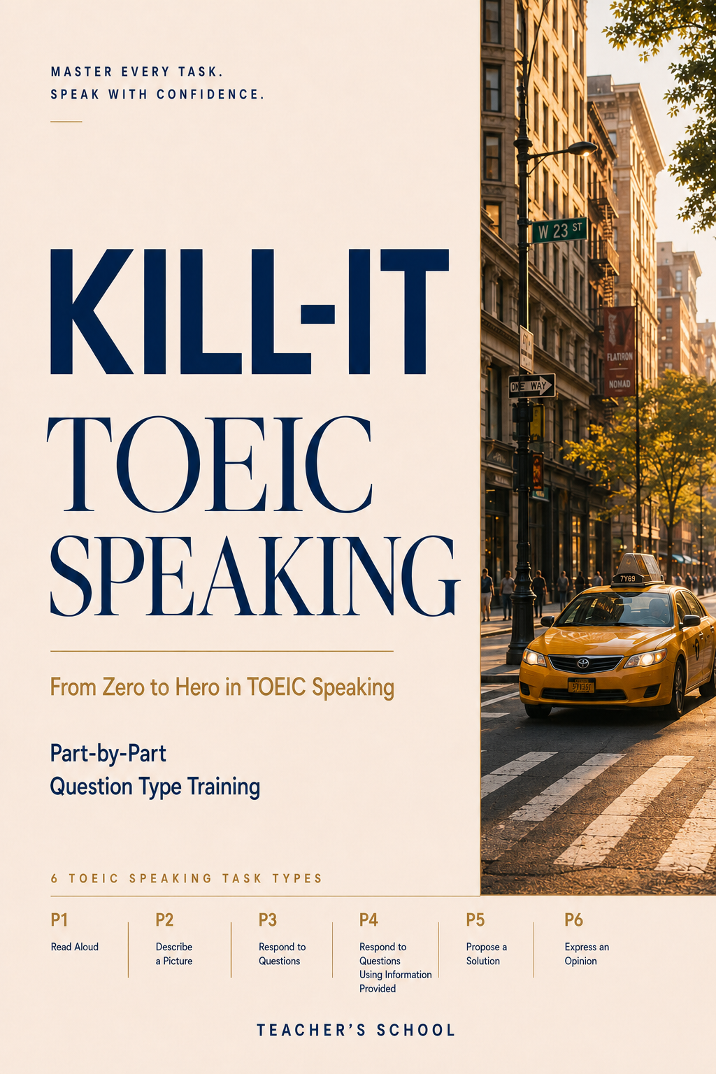 KILL-IT TOEIC SPEAKING cover